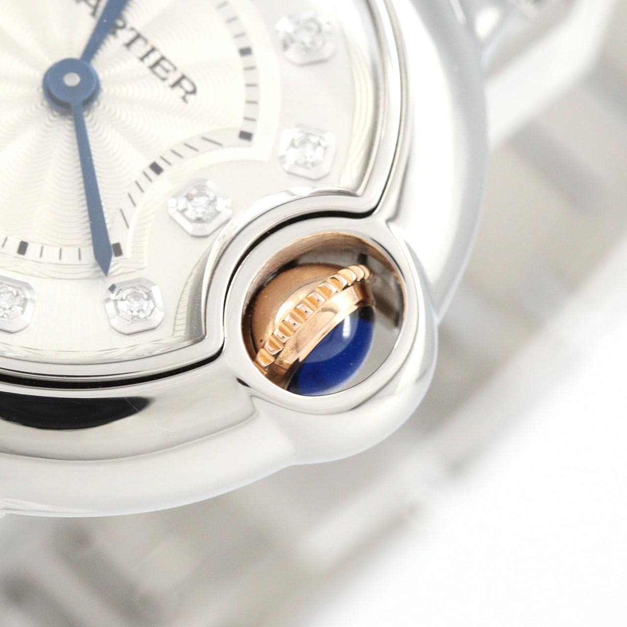 カルティエ バロンブルーSM PGコンビ･11P WE902030 SSxPG クォーツ