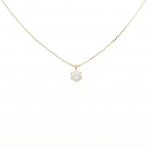 【新品】K18YG ダイヤモンド ネックレス 0.510CT G SI1 VG