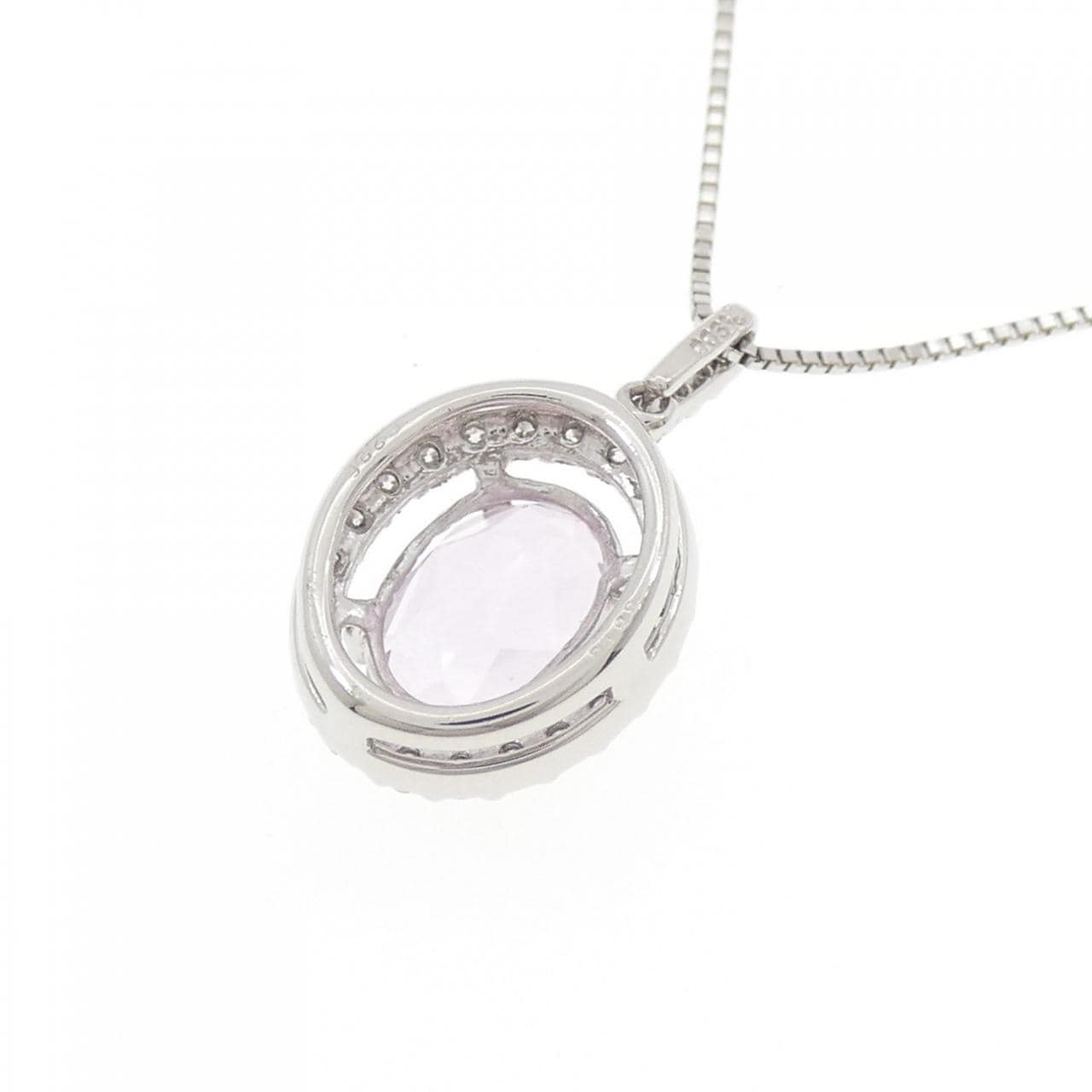 PT900/PT850 クンツァイト ネックレス 2.26CT