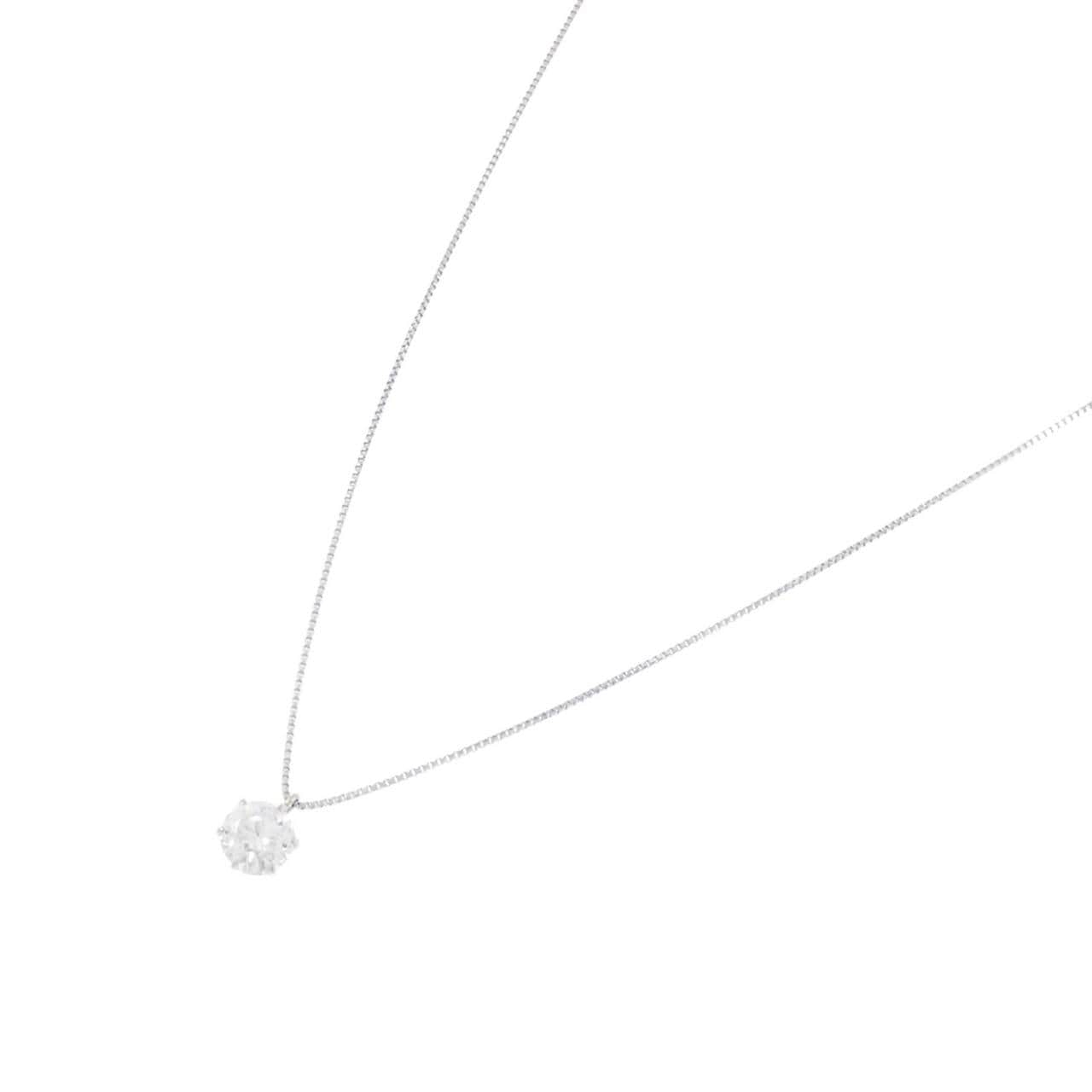 PT900/PT850 ソリティア ダイヤモンド ネックレス 0.517CT