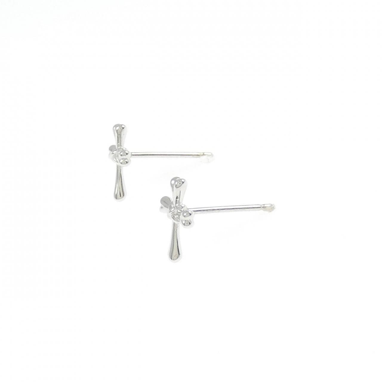 K14WG クロス ピアス