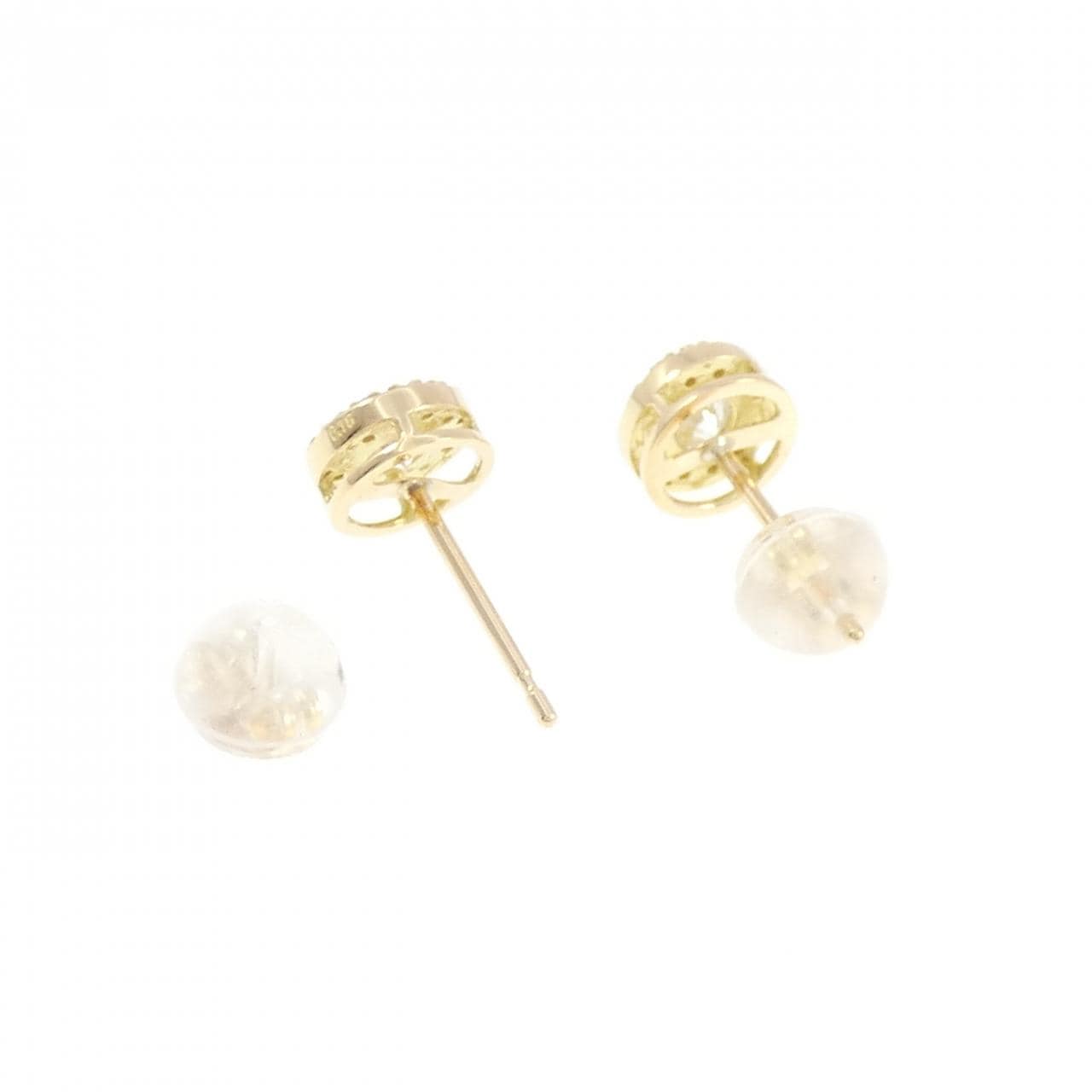 K18YG ダイヤモンド ピアス 0.30CT