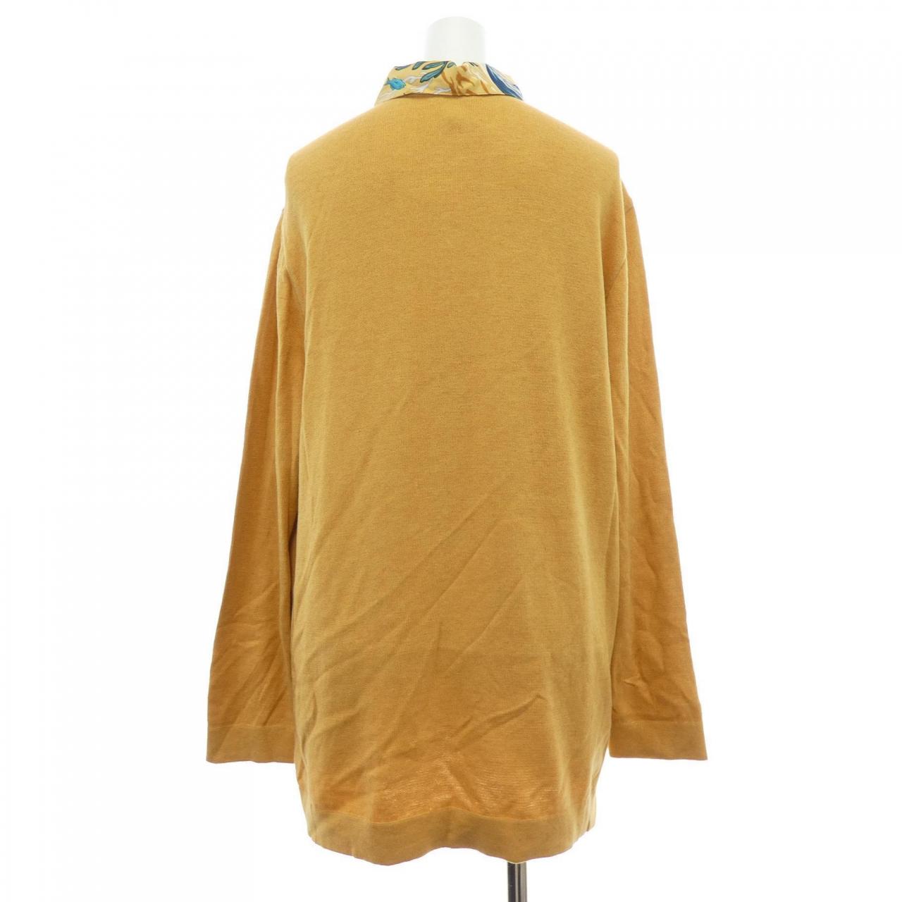 【ヴィンテージ】エルメス HERMES LAVIE PRECIEVSE DE LA MEDITERRANEE ツイルレーヌ. ポロシャツ