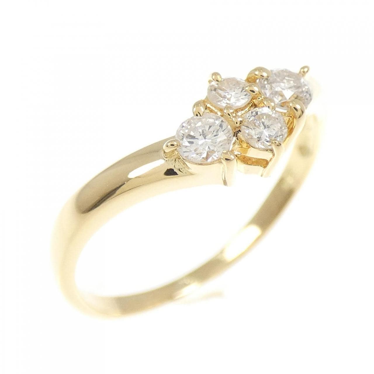 K18YG ダイヤモンド リング 0.30CT