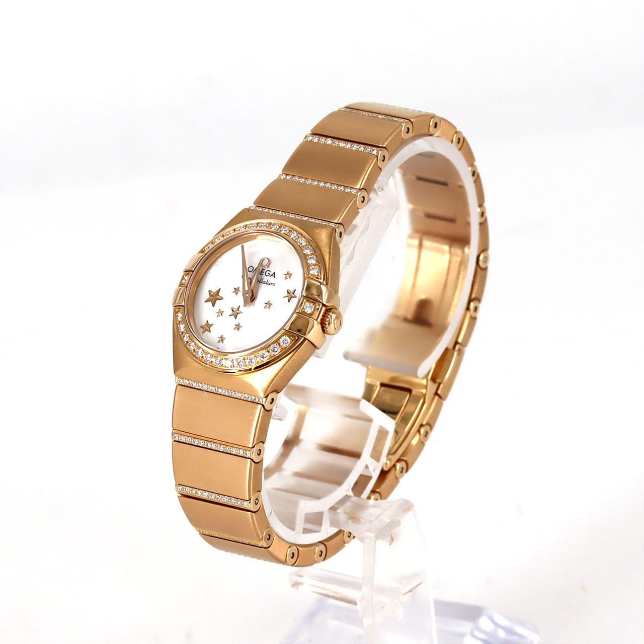 オメガ コンステレーションブラッシュ RG/D･ブレスD 123.55.24.60.05.004 PG･RG クォーツ