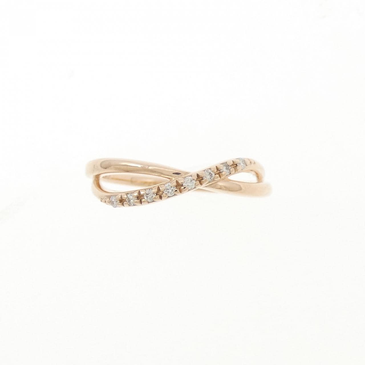 4゜C ダイヤモンド ピンキー リング