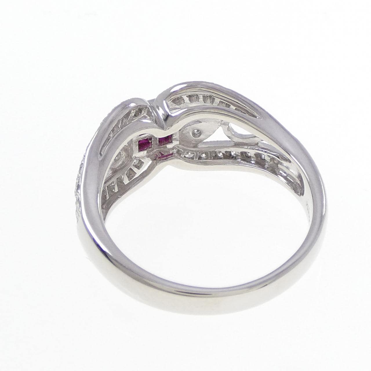 PT900 ルビー リング 0.38CT