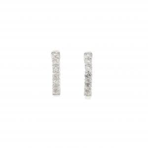 K14WG ダイヤモンド ピアス 0.30CT