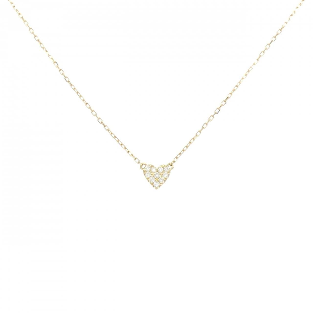 アーカー ハートパヴェ ネックレス 0.05CT
