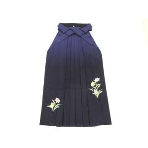 女袴　ボカシ刺繍　紐下９９ｃｍ　ＬＬサイズ