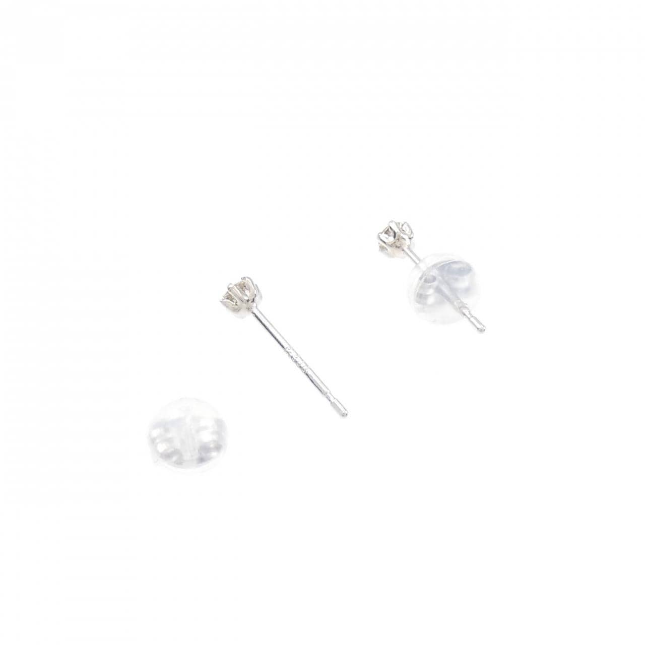 コメ兵｜【新品】PT900 ソリティア ダイヤモンド ピアス 0.10CT  