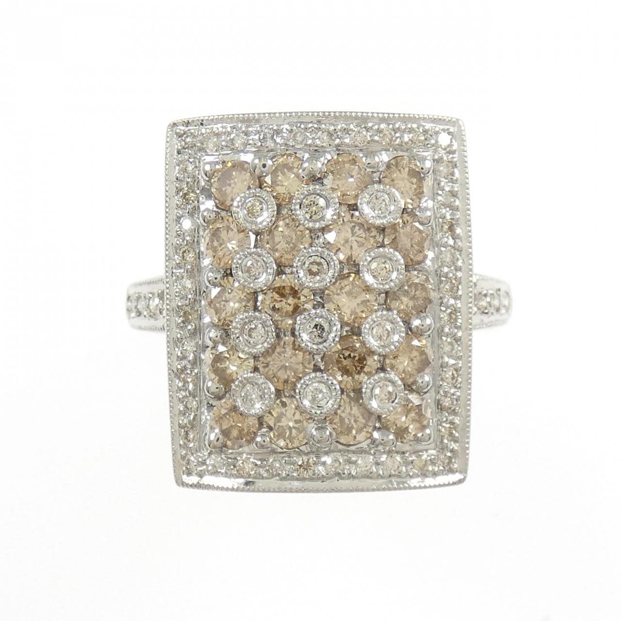 K18WG ダイヤモンド リング 1.50CT