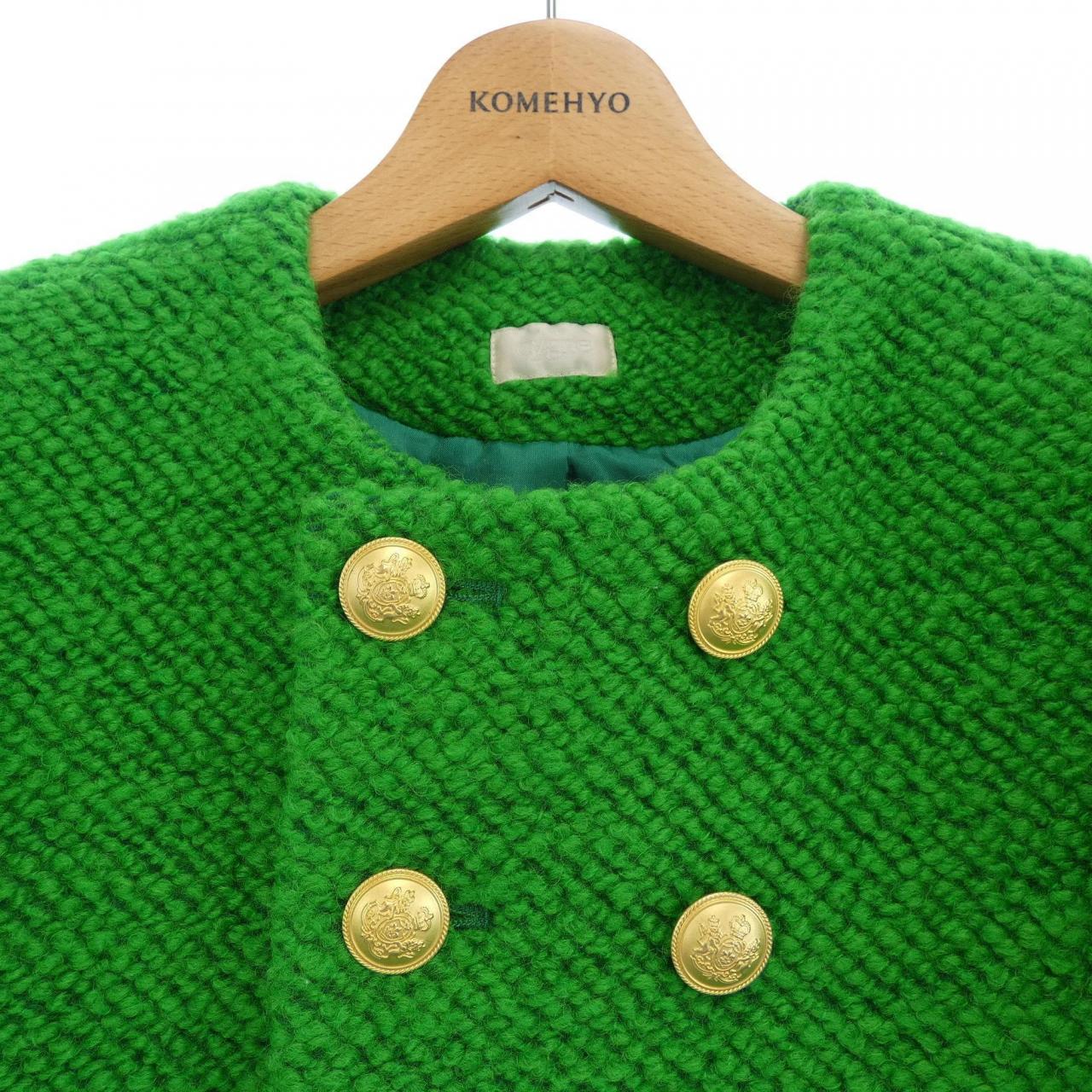 シーニュ Cygne ノーカラージャケット