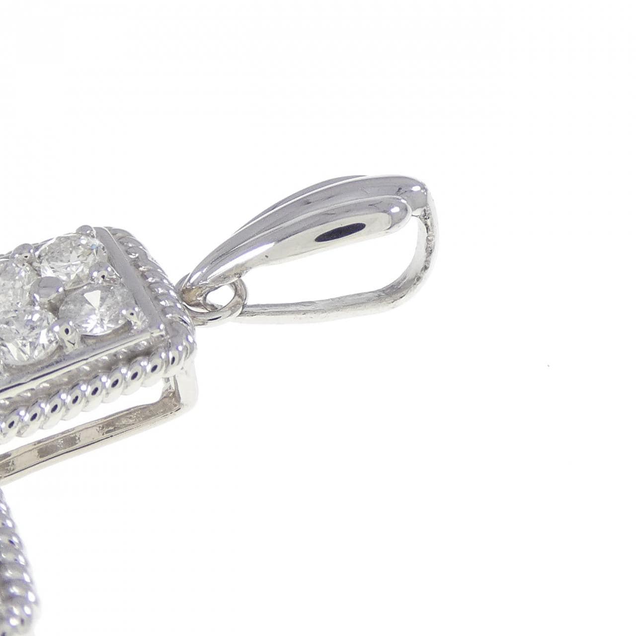 PT900 クロス ダイヤモンド ペンダント 2.50CT