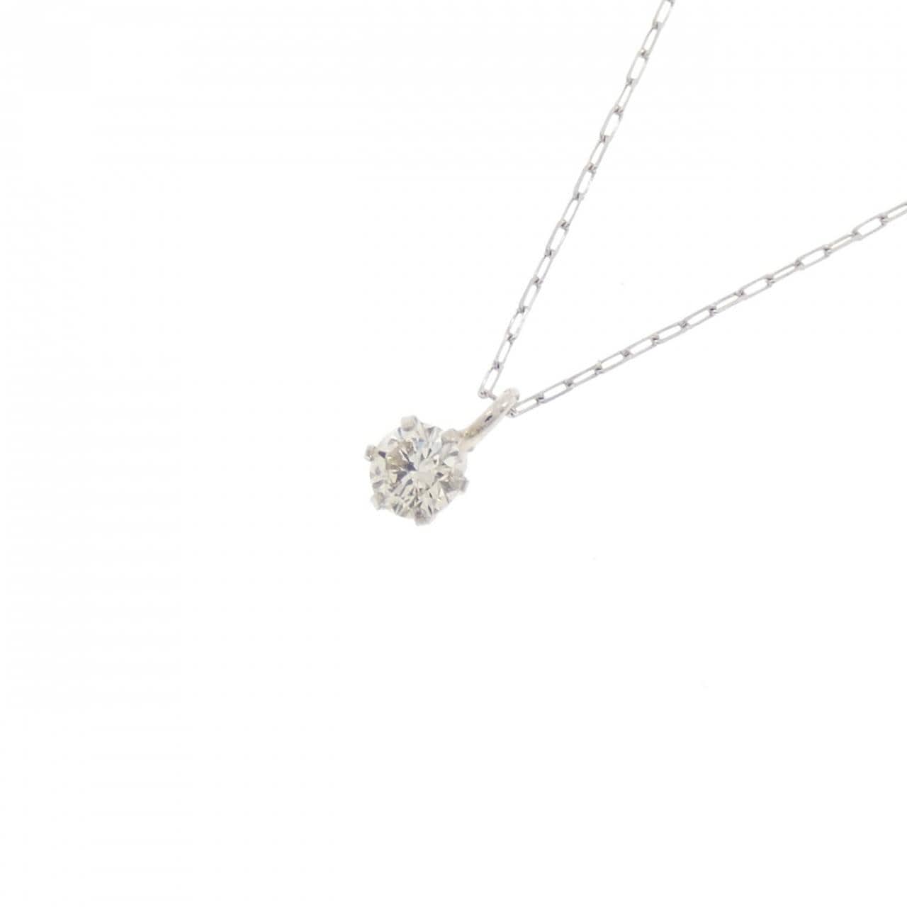 PT900/PT850 ダイヤモンド ネックレス 0.08CT
