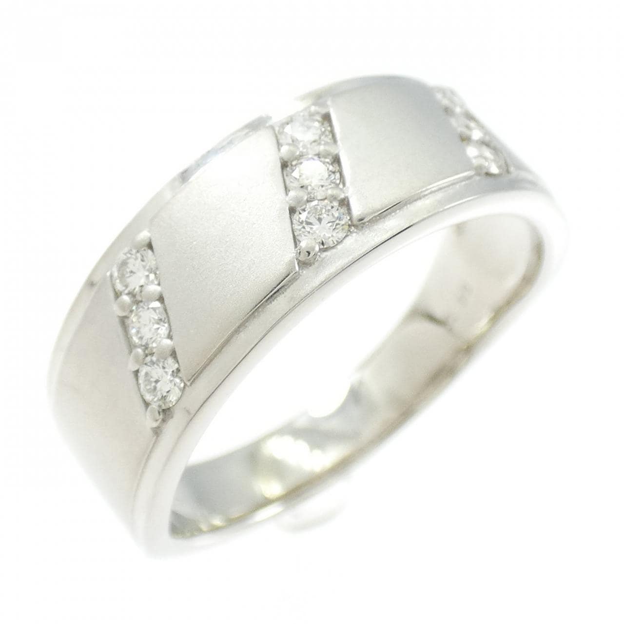 PT950 ダイヤモンド リング 0.18CT