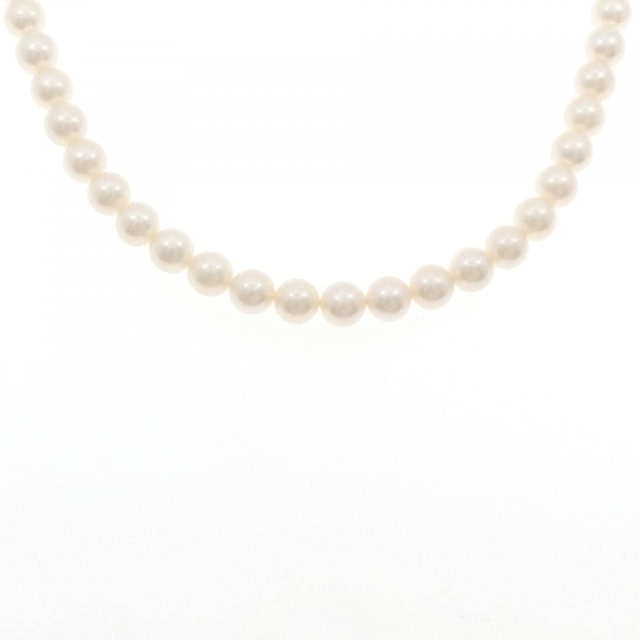 シルバークラスプ アコヤパール ネックレス 7-7.5mm