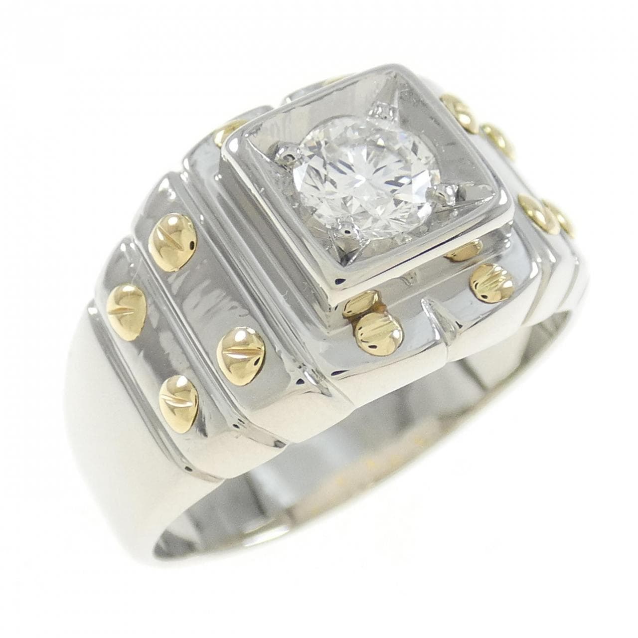 PT/K18YG ダイヤモンド リング 0.514CT