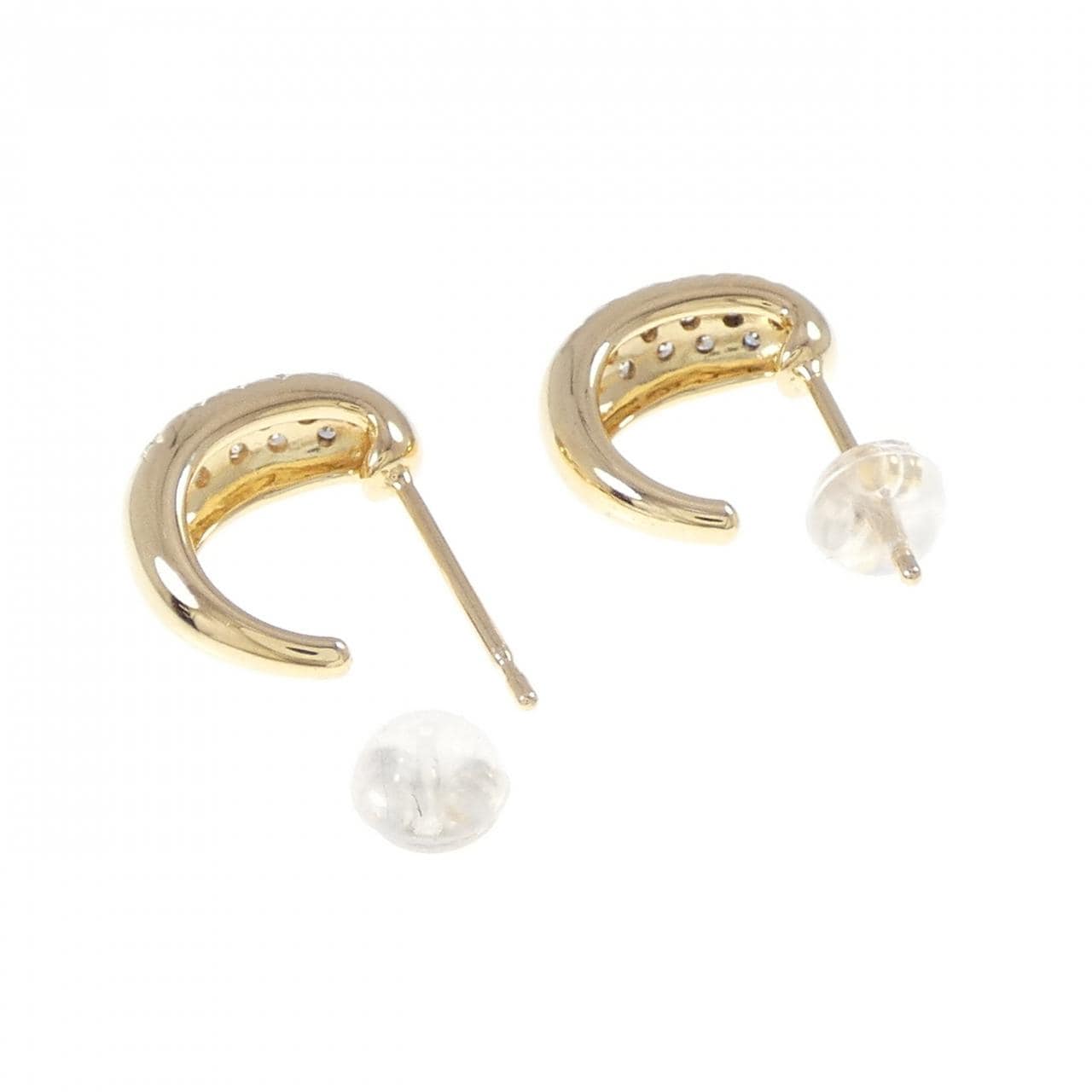 K18YG ダイヤモンド ピアス 0.38CT
