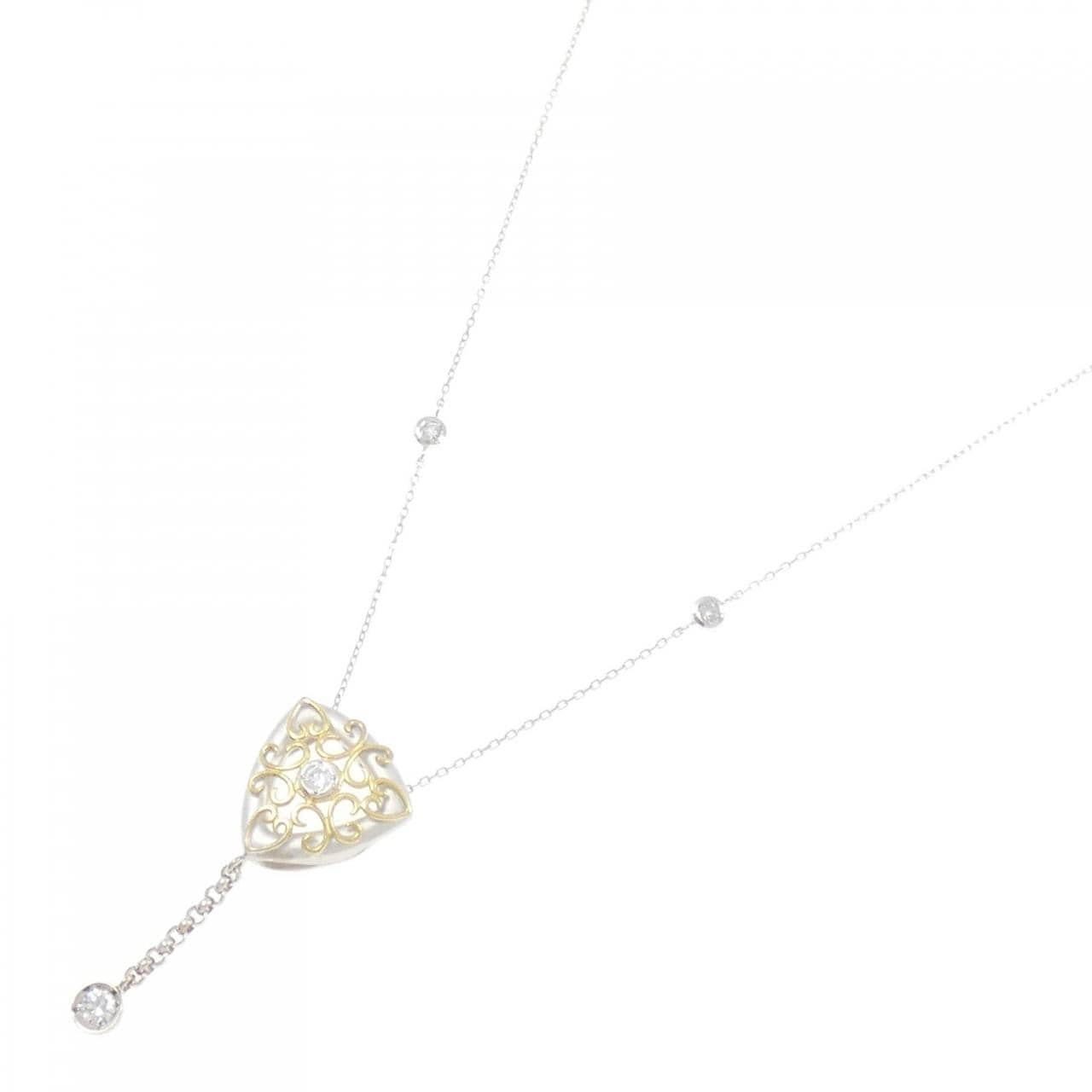 ヤマサキユミコ ダイヤモンド ネックレス 0.332CT