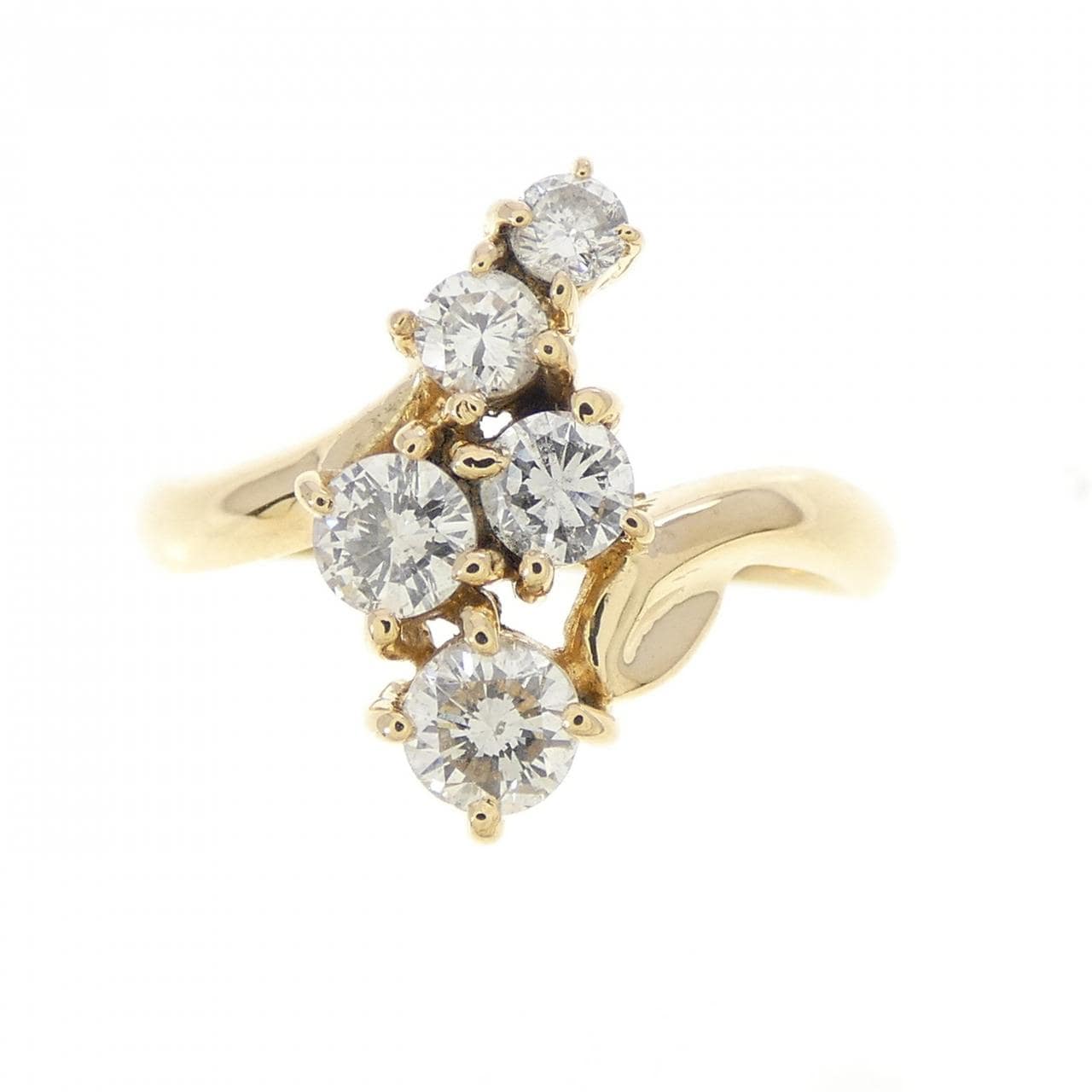 K18YG ダイヤモンド リング 0.50CT