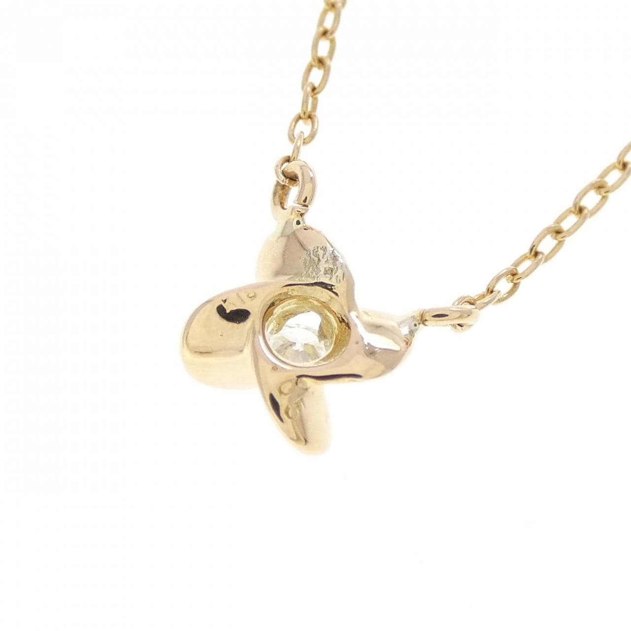 K18YG ダイヤモンド ネックレス 0.05CT