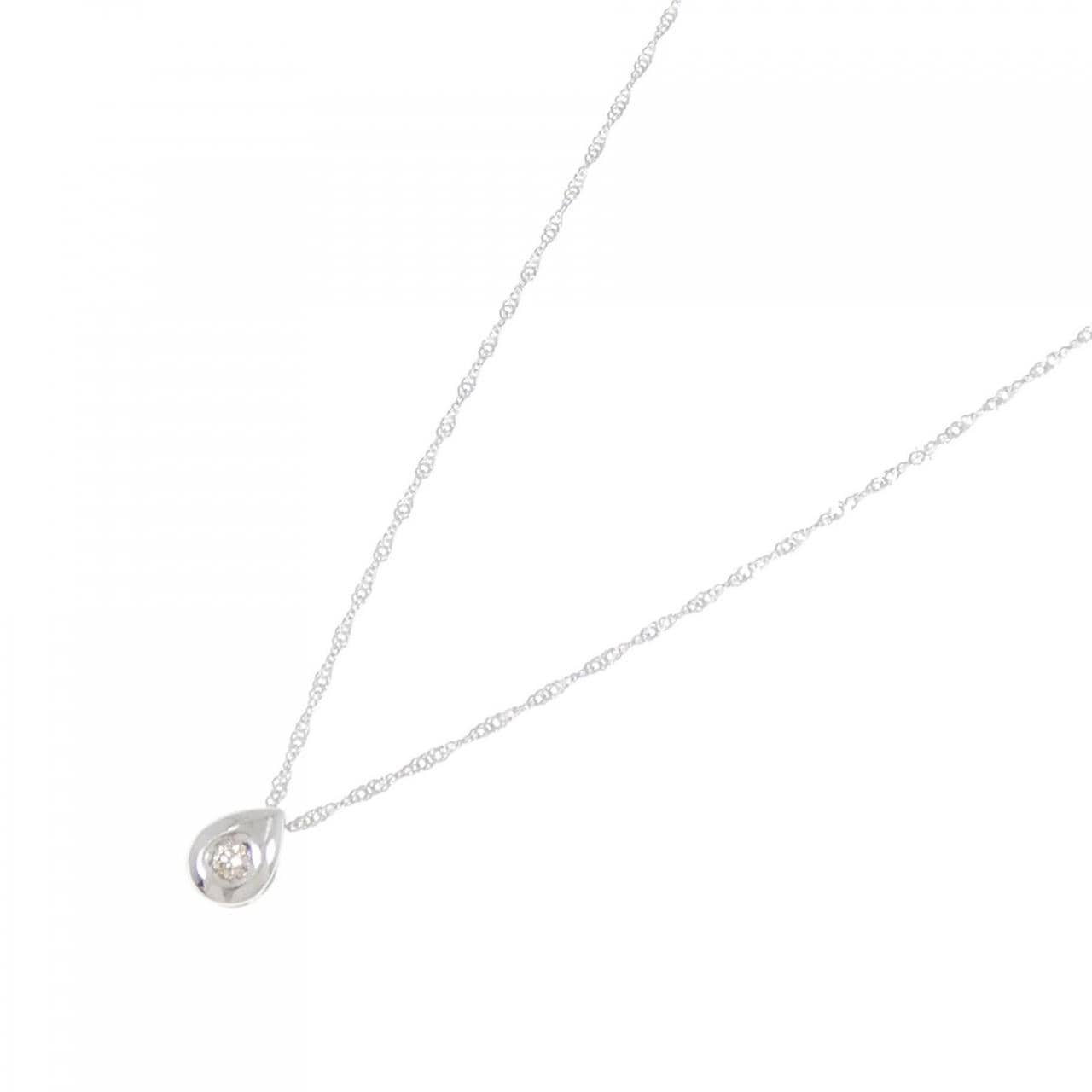 K14WG ダイヤモンド ネックレス 0.05CT