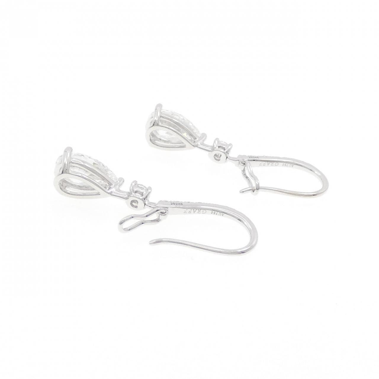 グラフ ダイヤモンド ピアス 1.01CT 1.01CT D VS2 ペアシェイプ