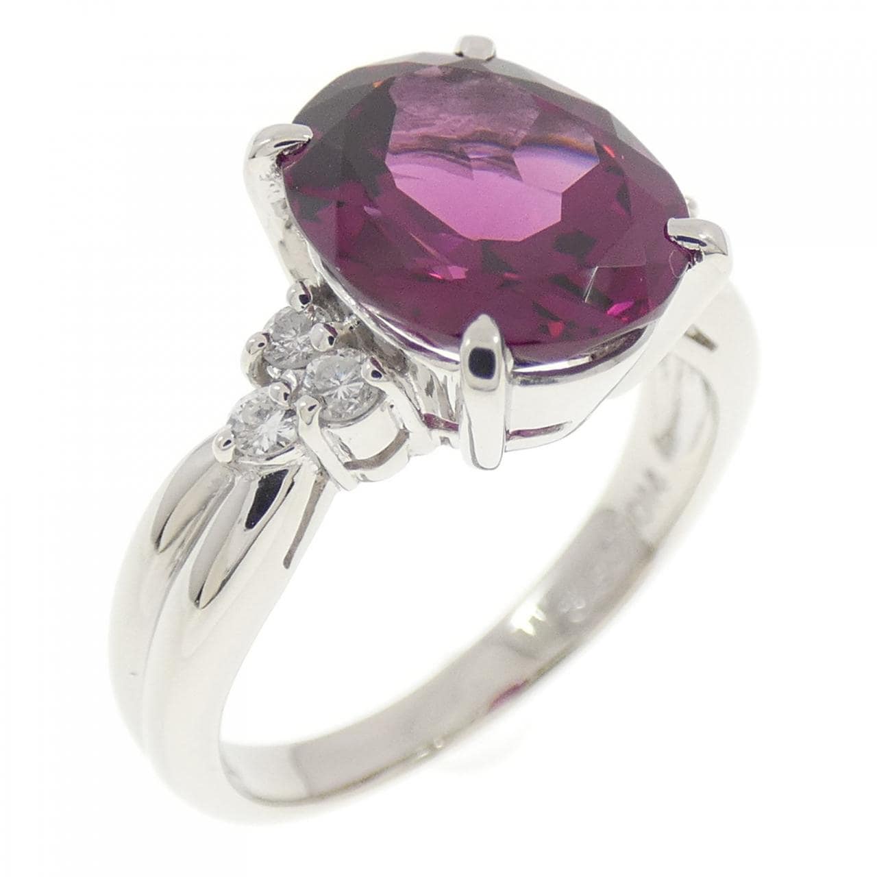 PT900 ガーネット リング 3.59CT