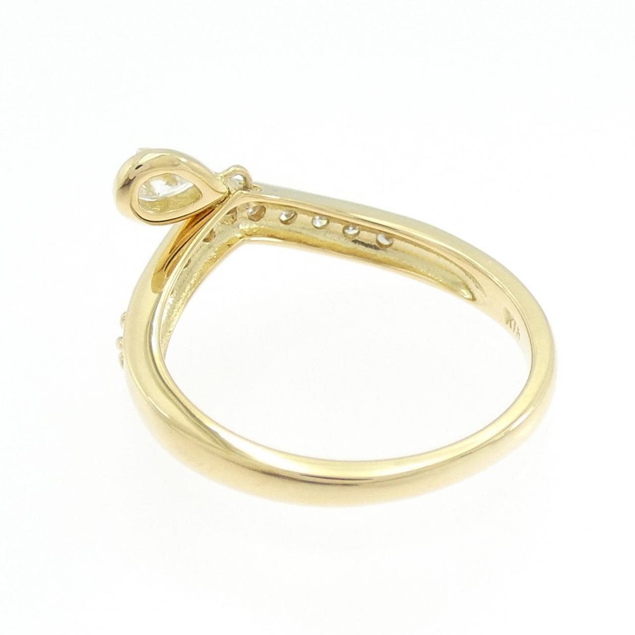 K18YG ダイヤモンド リング 0.31CT