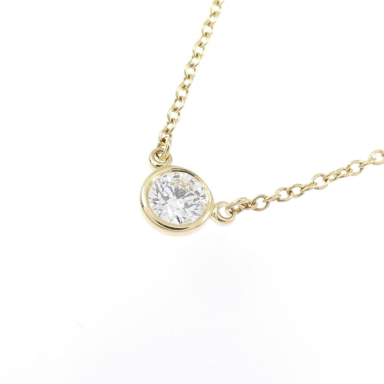 ティファニー バイザヤード ネックレス 0.22CT H VVS1 3EXT