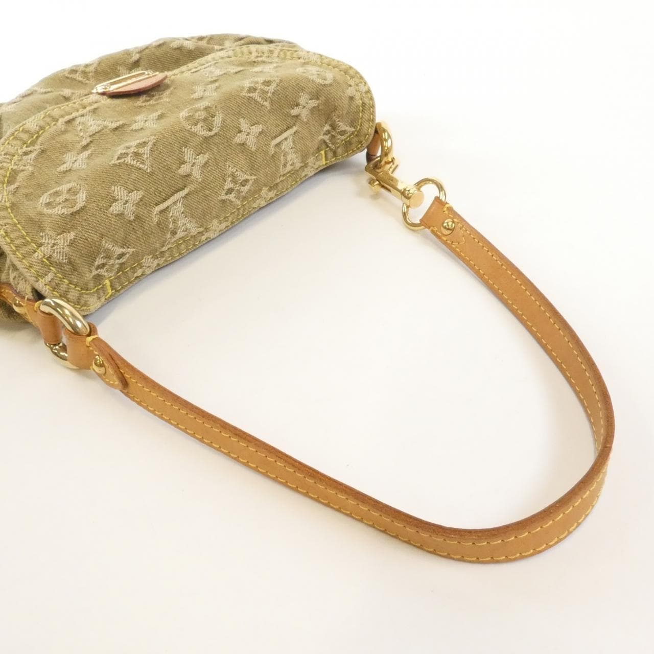 ルイヴィトン モノグラム デニム ミニ プリーティ M95217 ショルダーバッグ