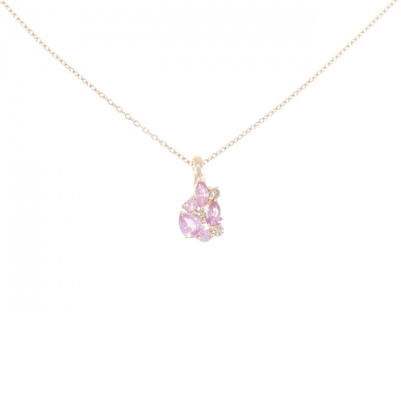 ジーエスティービー サファイヤ ネックレス 0.35CT