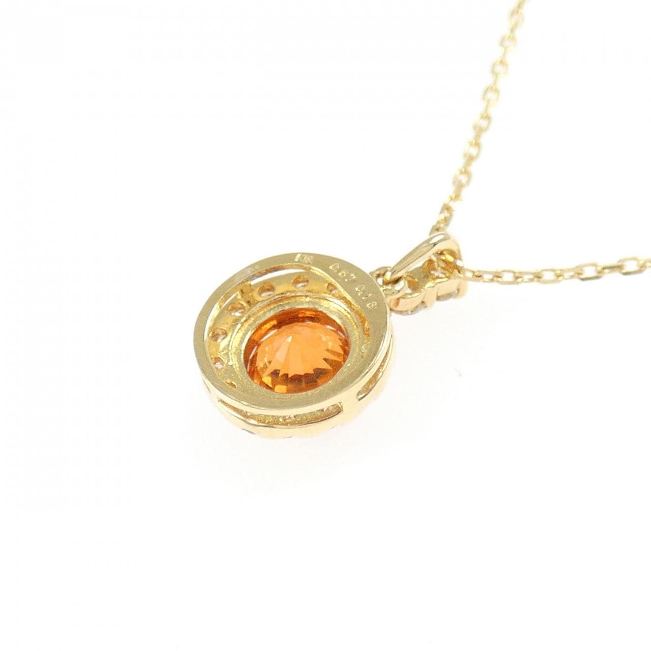 K18YG サファイヤ ネックレス 0.67CT