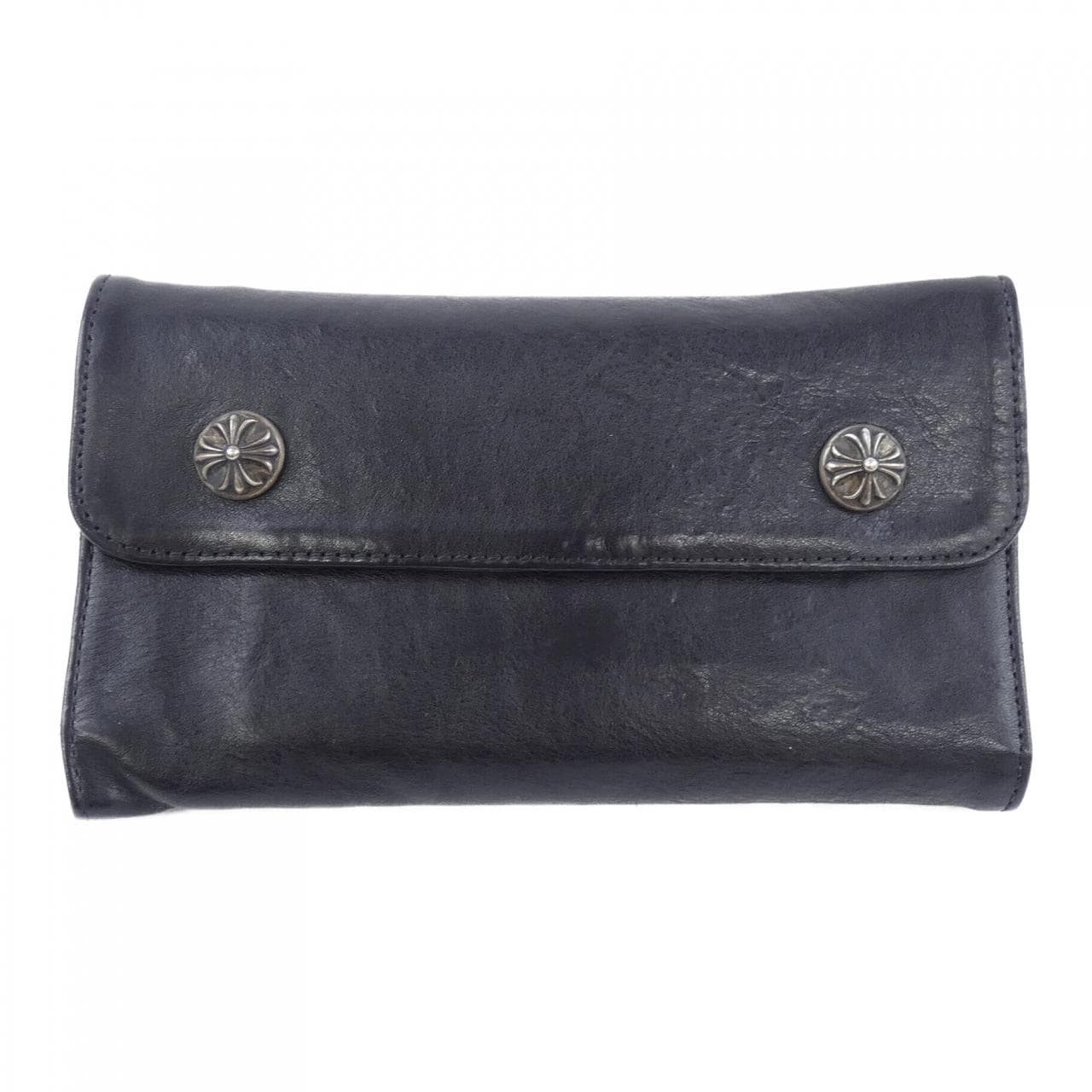クロムハーツ CHROME HEARTS WAVE CROSS BTN　ウェーブ クロスボタン 2246 304 0501 0900 WALLET