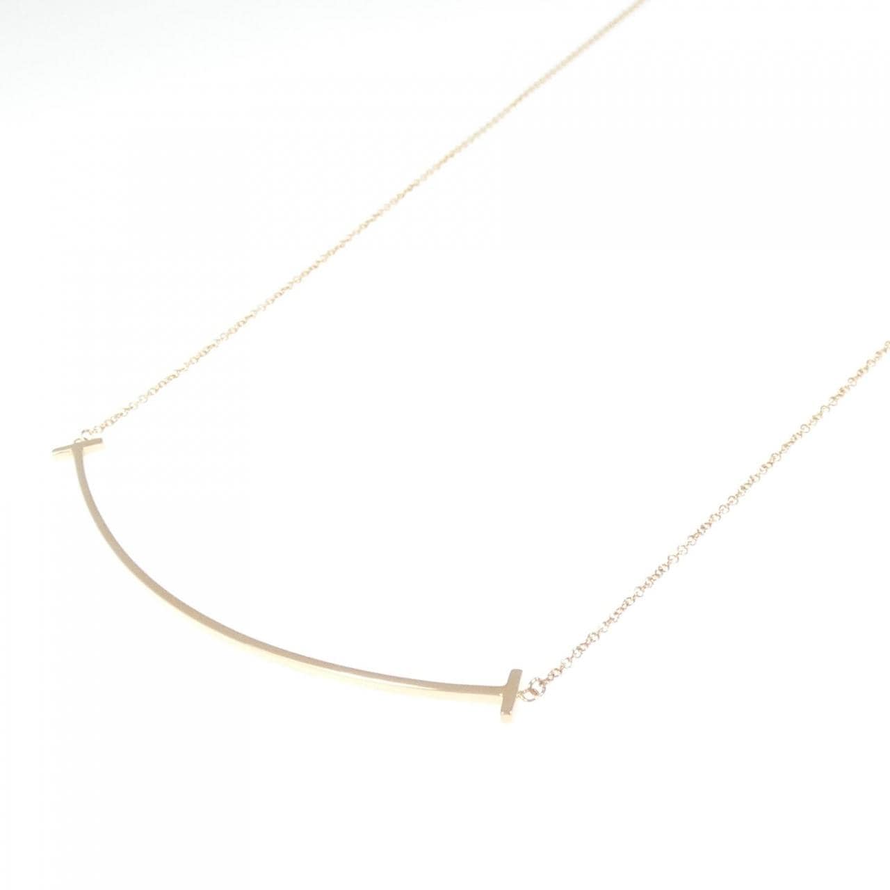 ティファニー Tスマイル ラージ ネックレス