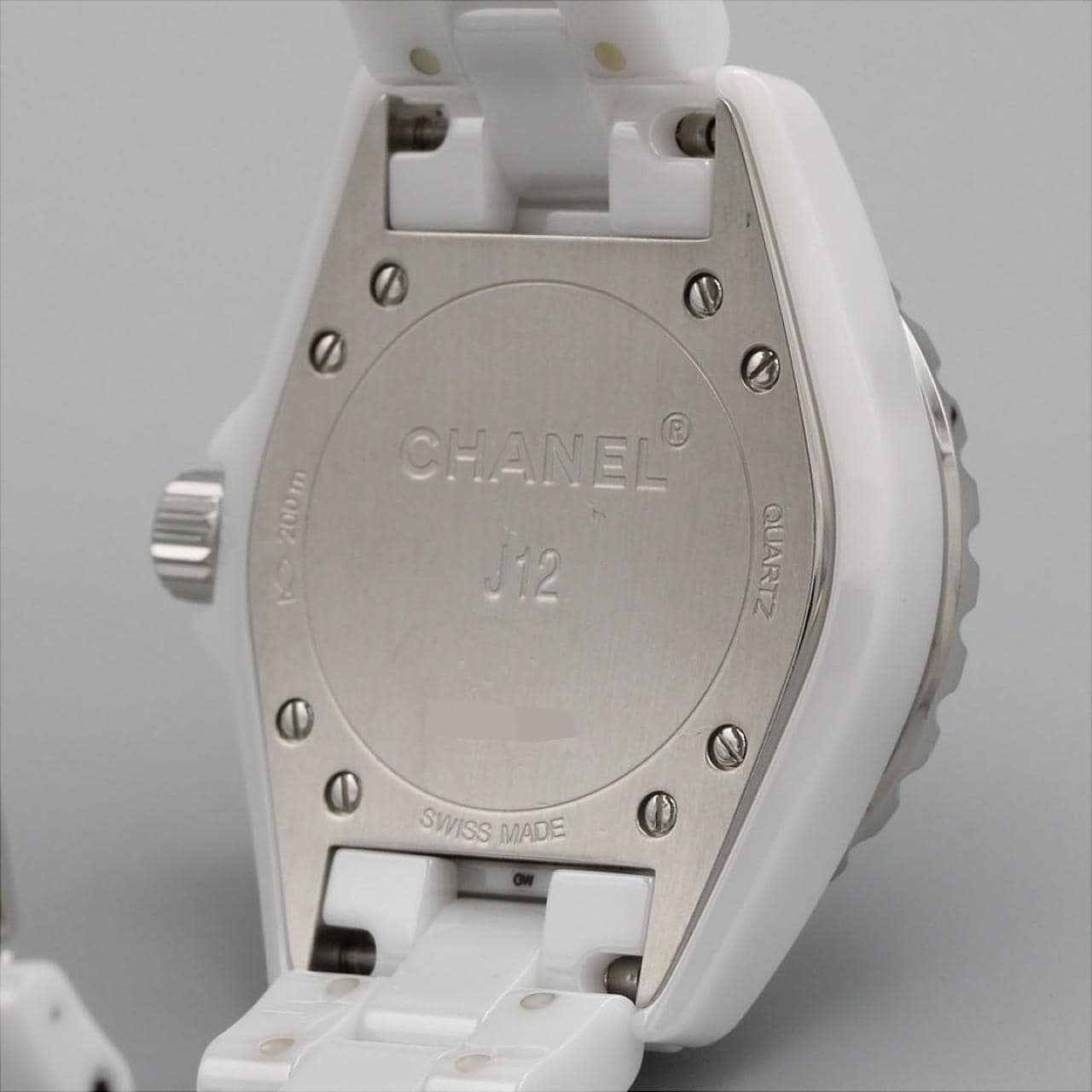 シャネル J12 33mmセラミック･12P H1628 セラミック クォーツ