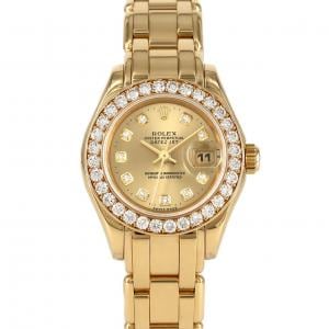 ロレックス パールマスター 69298G YG 自動巻 W番