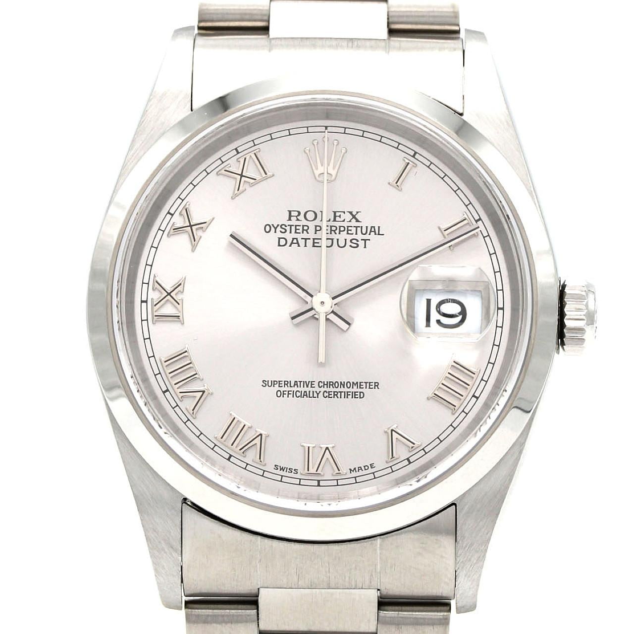 ロレックス デイトジャスト 16200 SS 自動巻 P番