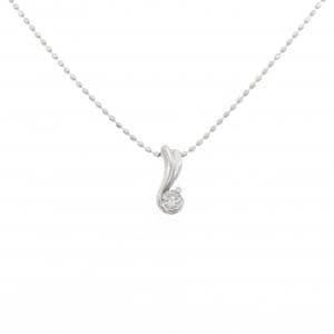 K18WG ダイヤモンド ネックレス 0.10CT