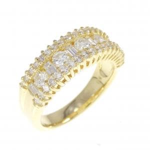 K18YG ダイヤモンド リング 1.09CT