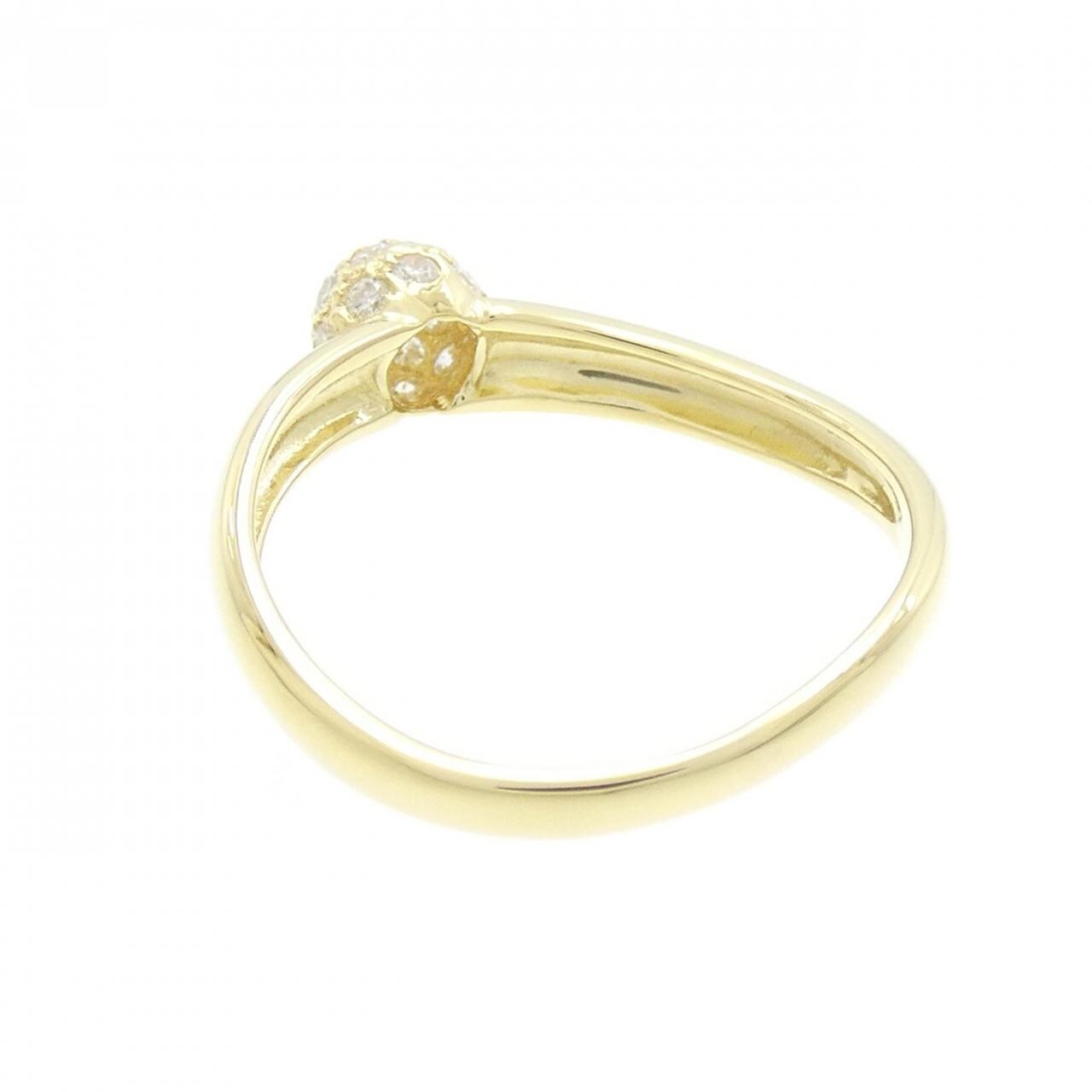 K18YG ダイヤモンド リング 0.20CT