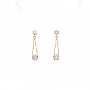 K18YG ダイヤモンド ピアス 0.50CT