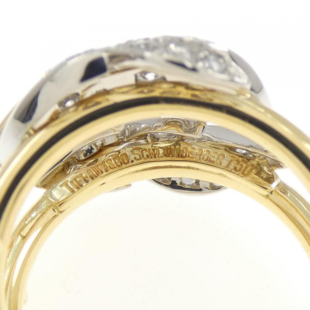 ティファニー 2リーブス リング