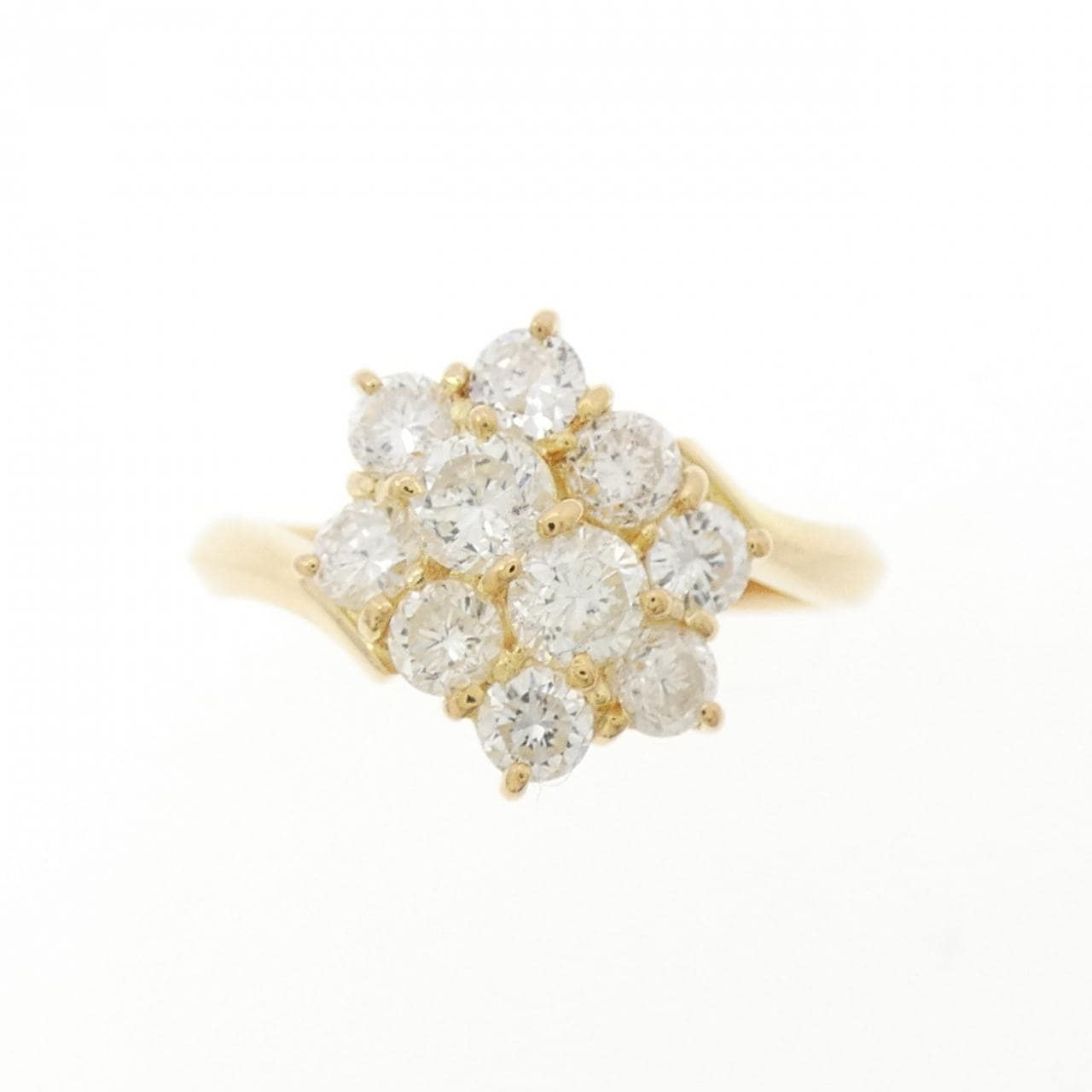 K18YG ダイヤモンド リング 1.00CT