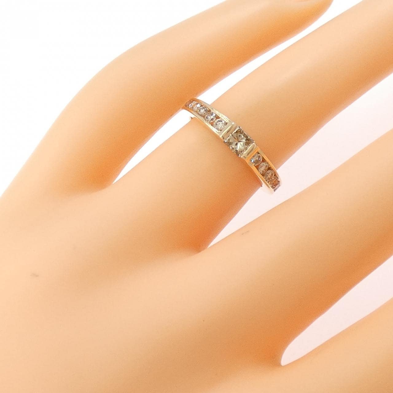 K18PG ダイヤモンド リング 0.52CT