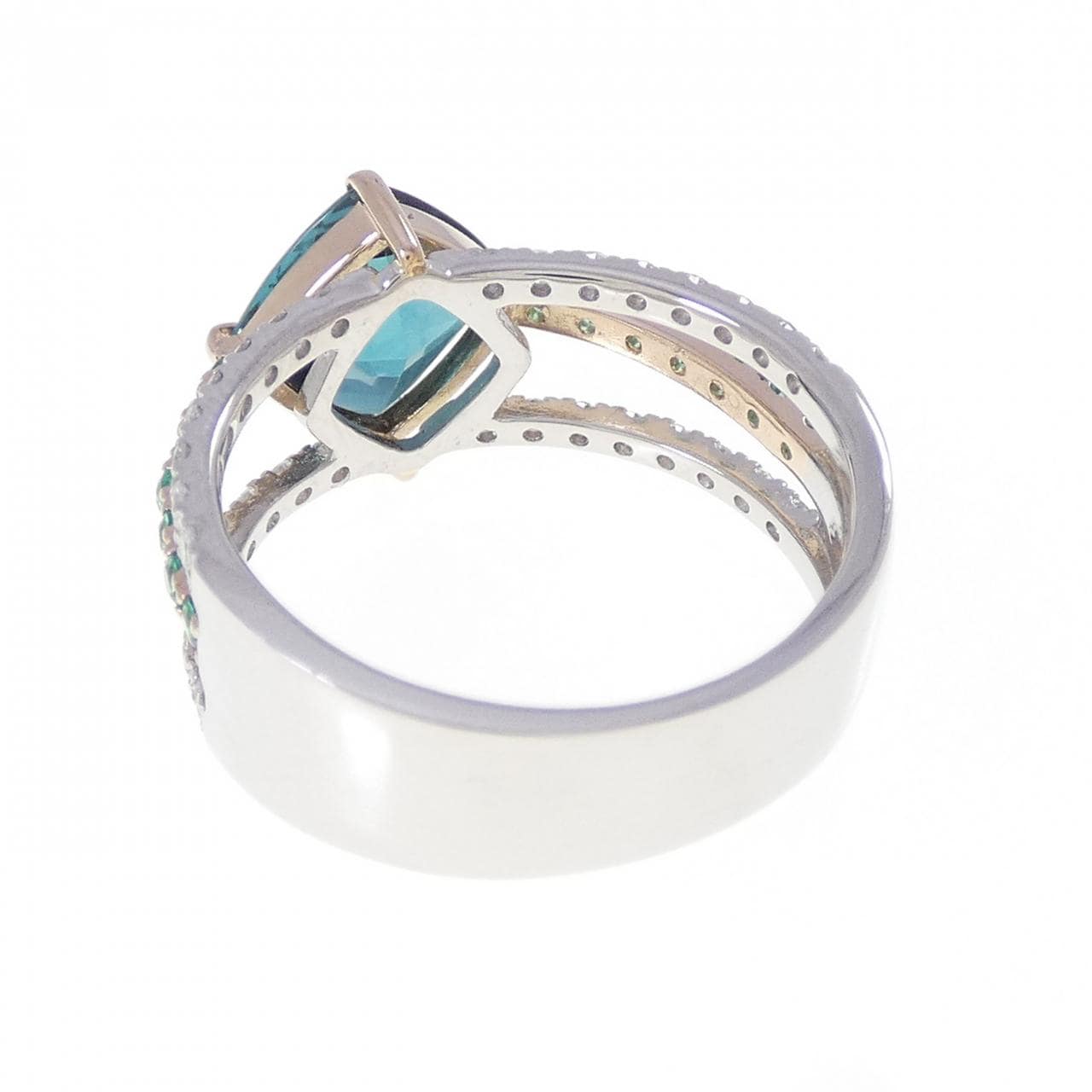 PT900/K18PG トルマリン リング 1.45CT