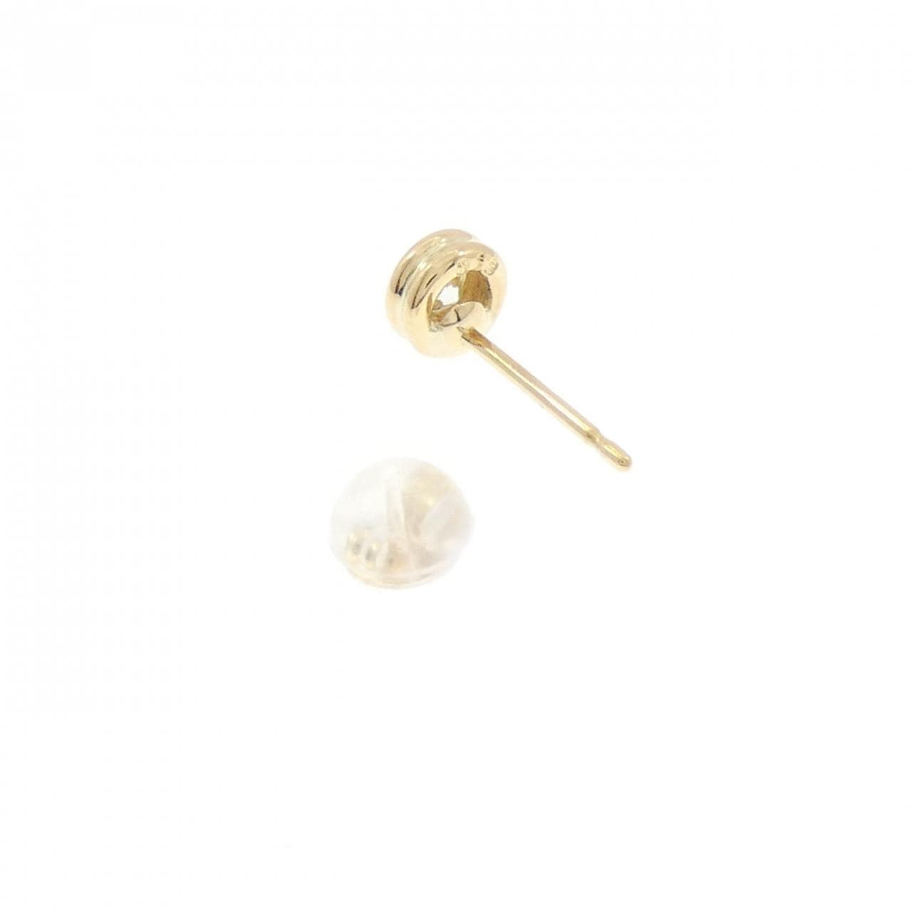 K18YG ダイヤモンド ピアス 0.13CT 片耳