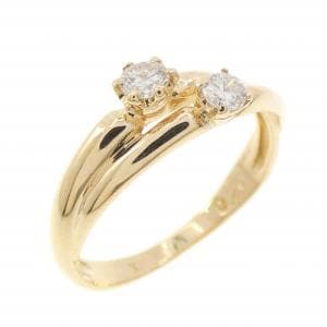 K18YG ダイヤモンド リング 0.20CT