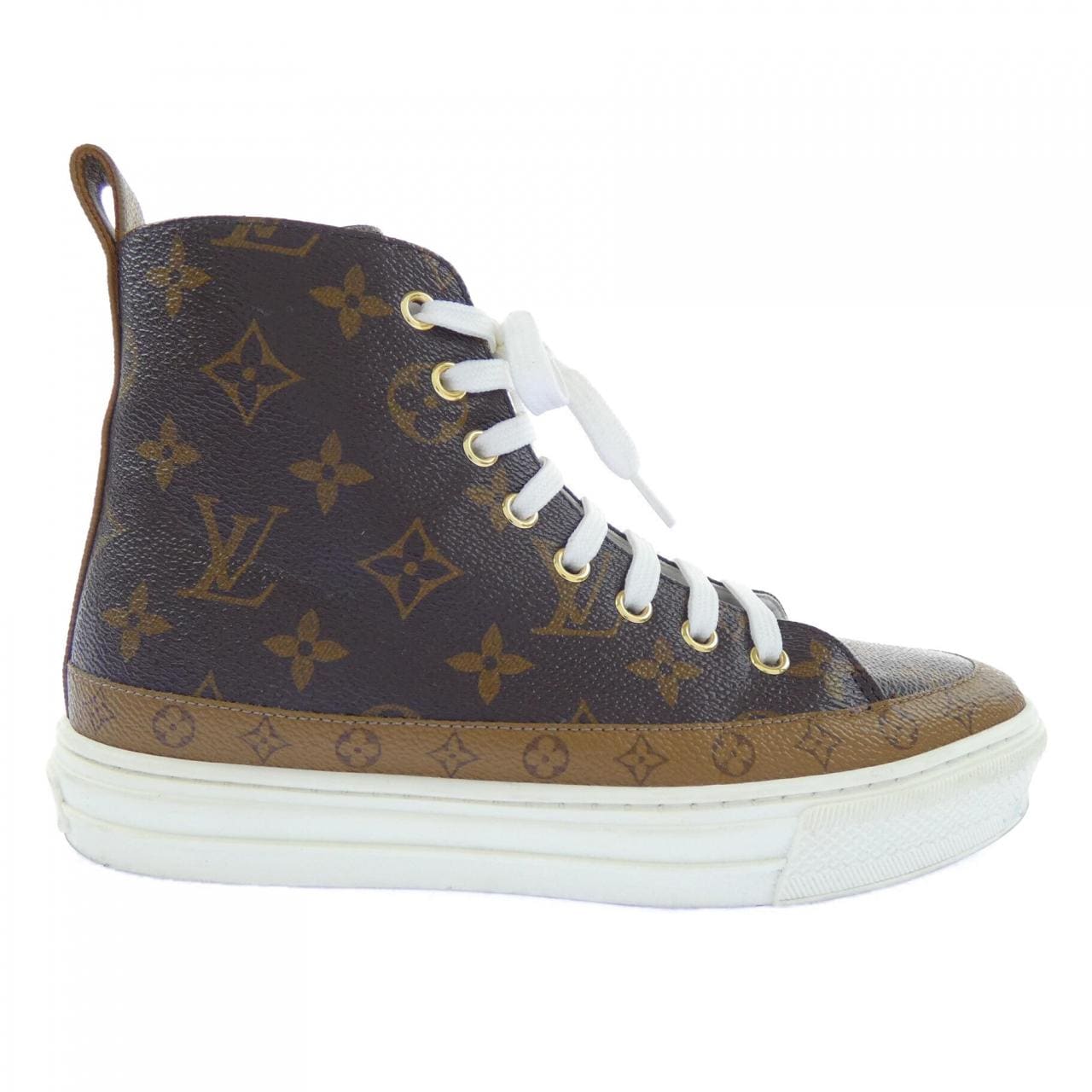 ルイヴィトン LOUIS VUITTON パテントモノグラムキャンバス ステラーライン スニーカー
